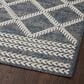 Loloi II Rainier RAI-05 5"3" x 7"7" Denim and Ivory Indoor/Outdoor Area Performance Rug, , large