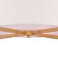 Vaxcel Surrey 4-Light Semi Flush Mount in Natural Brass, , large
