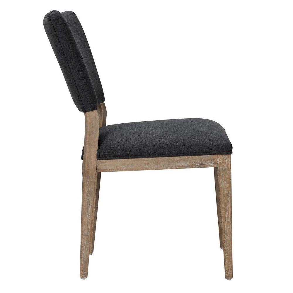 Classic Home Phillip Upholstered Dining Chair in Charcoal Gray, , large