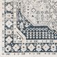 Surya Lavadora 5"3" x 7" Black, Ink Blue, Light Gray, Light Beige and Cream Area Rug, , large