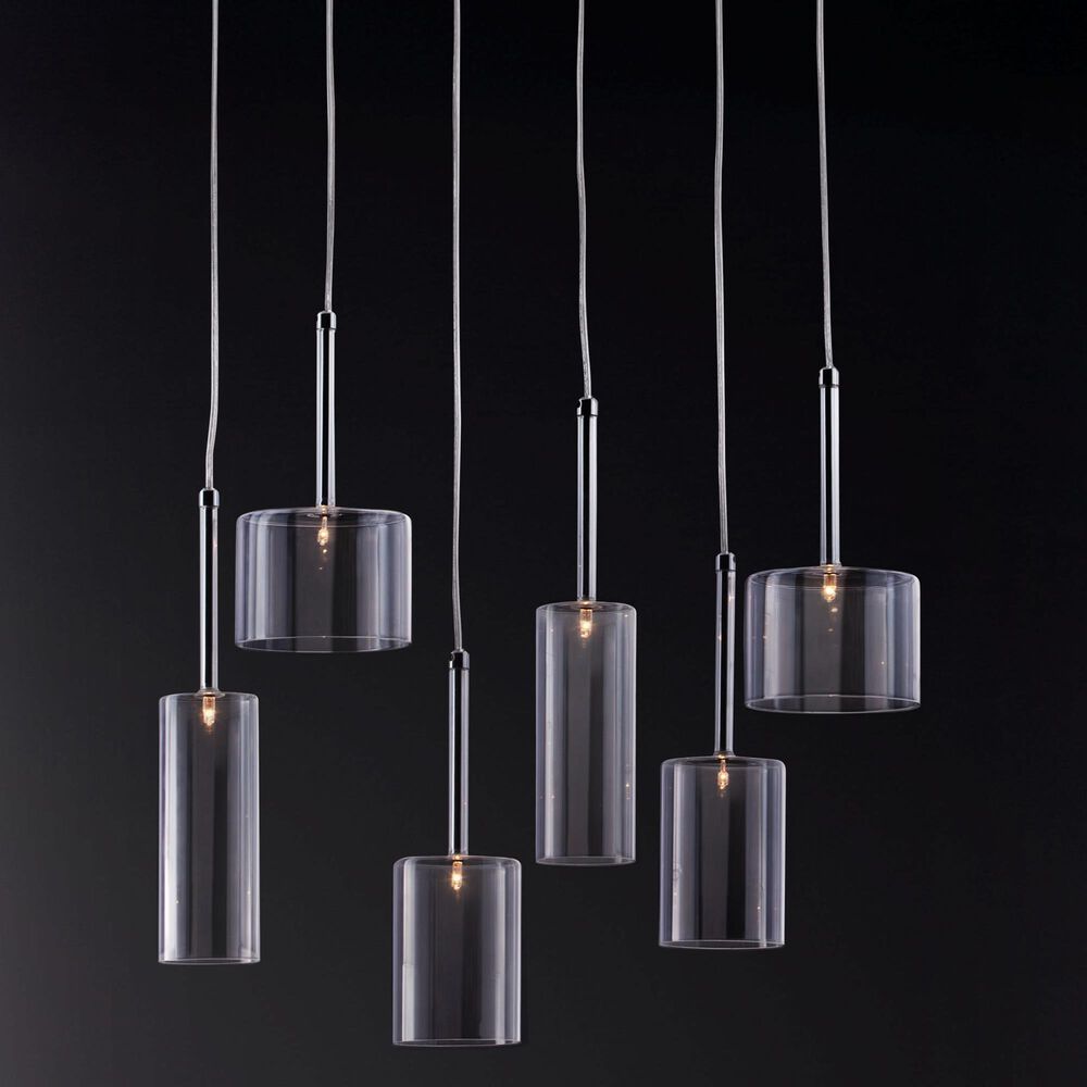 Zuo Modern Hale Ceiling Lamp in Clear, , large