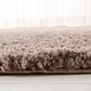 Safavieh August Shag 6"7" Round Taupe Area Rug, , large