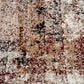 Central Oriental Oklahoma Koda 5" x 7"3" White Sand and Dark Rust Area Rug, , large