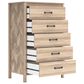 Ashley Battelle 5-Drawer Chest in Tan, , large