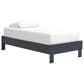 Ashley Simmenfort Twin Platform Bed in Navy Blue, , large