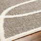 Surya Rodos Abstract 5"3" x 7" Charcoal, White, Sage Area Rug, , large