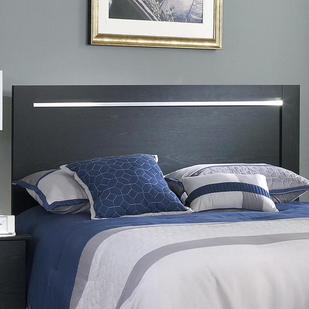 Lemoore Crosstown Twin Headboard in Black, , large