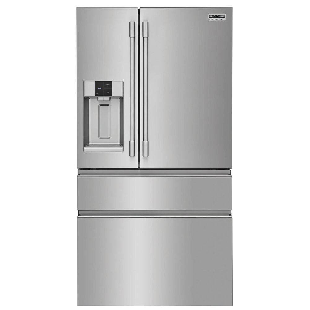 Frigidaire Professional 21.4 Cu. Ft. Counter-Depth 4-Door French Door Refrigerator in Stainless Steel, , large