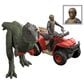 Jurassic World Capture Claw ATV Vehicle Pack with Human and Dinosaur Action Figure, , large