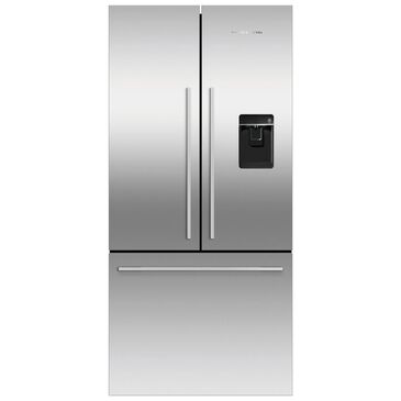 Fisher and Paykel 17.0 Cu. Ft. 3-Door French Door Refrigerator with Ice and Water in Stainless Steel, , large