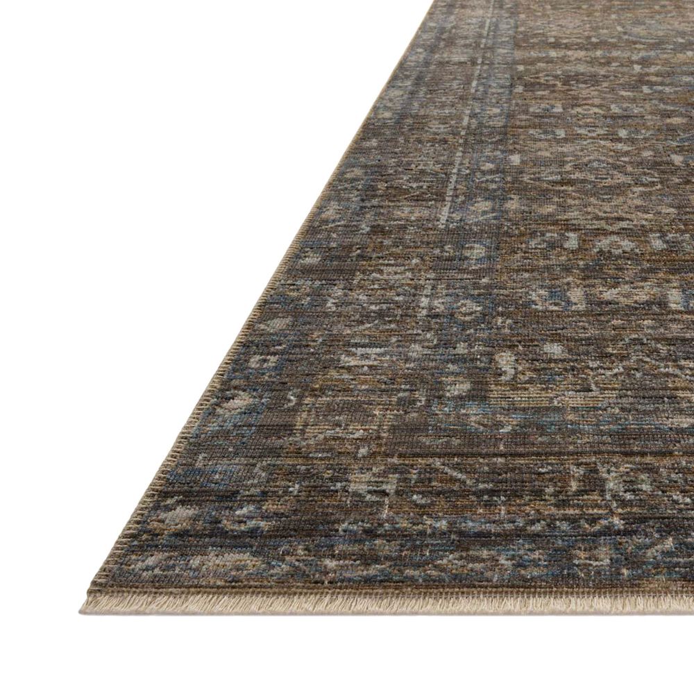 Loloi Heritage 15&#39; Square Lagoon and Tobacco Area Rug, , large