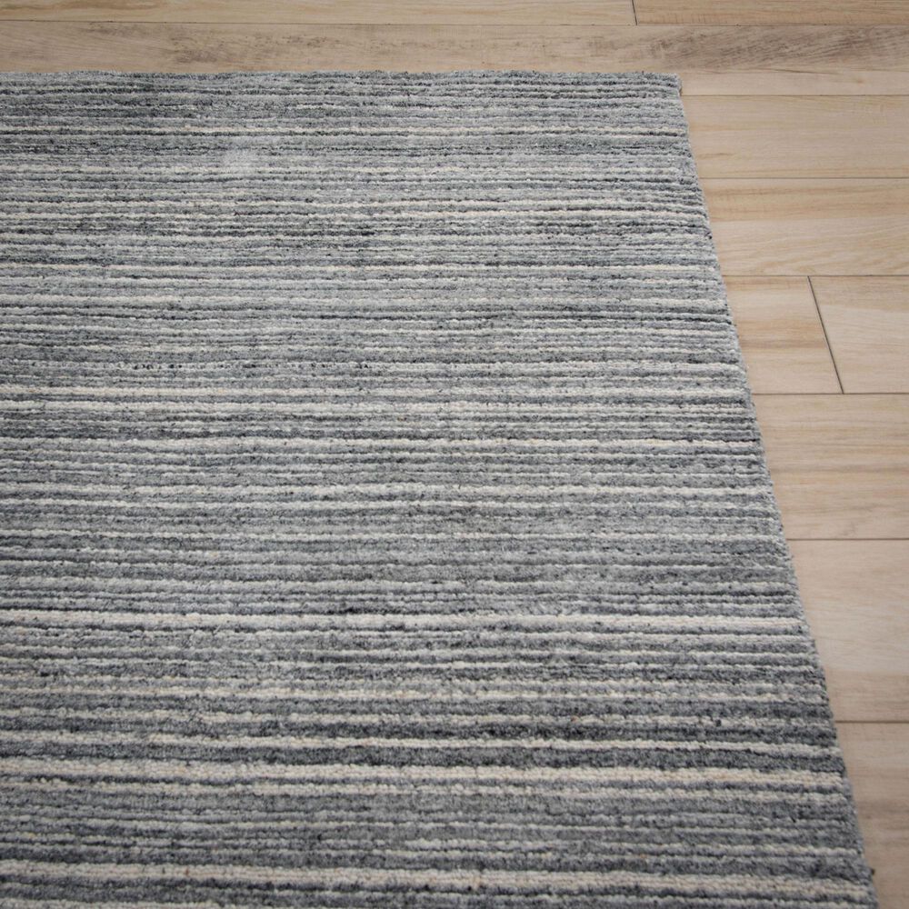 RIZZY Luxe Ivory and Gray 2'6" x 8' Runner, , large