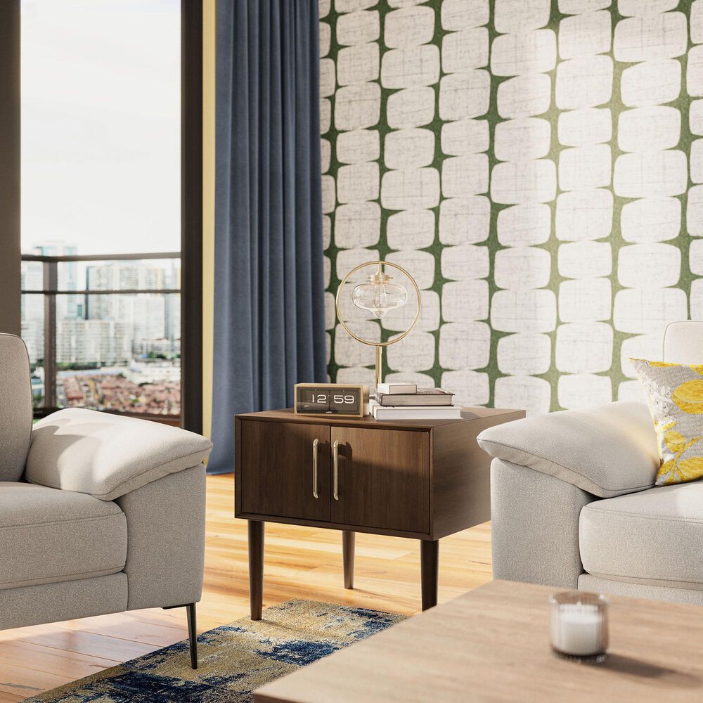 Signature Design by Ashley Kisper Square End Table in Dark Brown Nebraska Furniture Mart