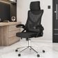 Rta Products Llc Essential Ergonomic Office Chair with Headrest and Lumbar Support in Black, , large