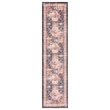 Safavieh Riviera 2"2" x 9" Charcoal and Gold Runner, , large
