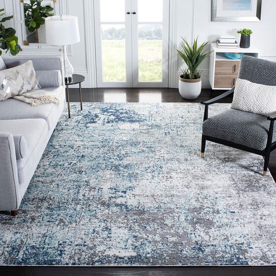 Safavieh Aston Light Blue and Grey Area Rug