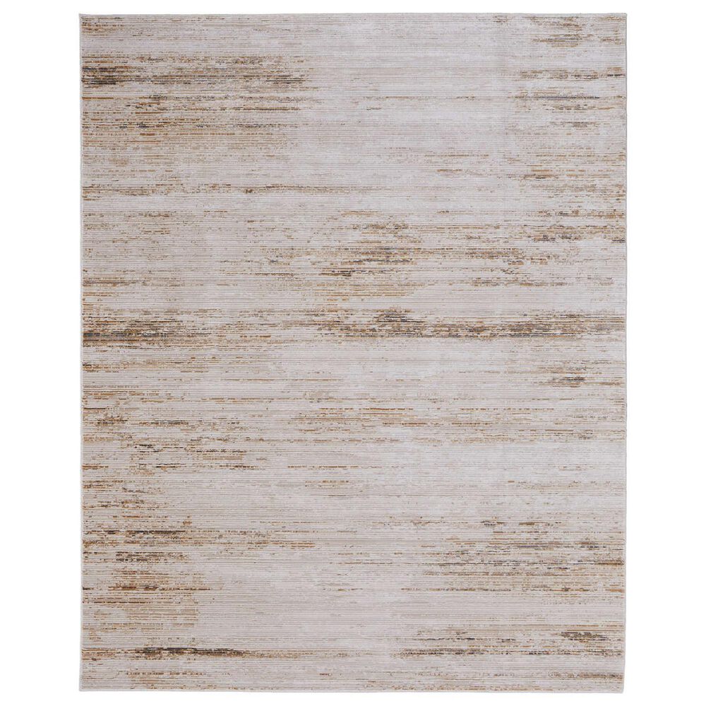 Feizy Deja 2" x 3" Dark Taupe Area Rug, , large
