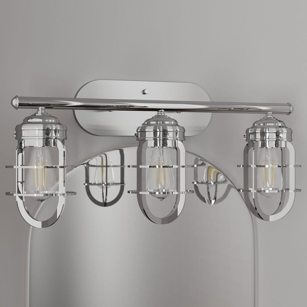 Hunter Starklake 3-Light Vanity in Chrome, , large