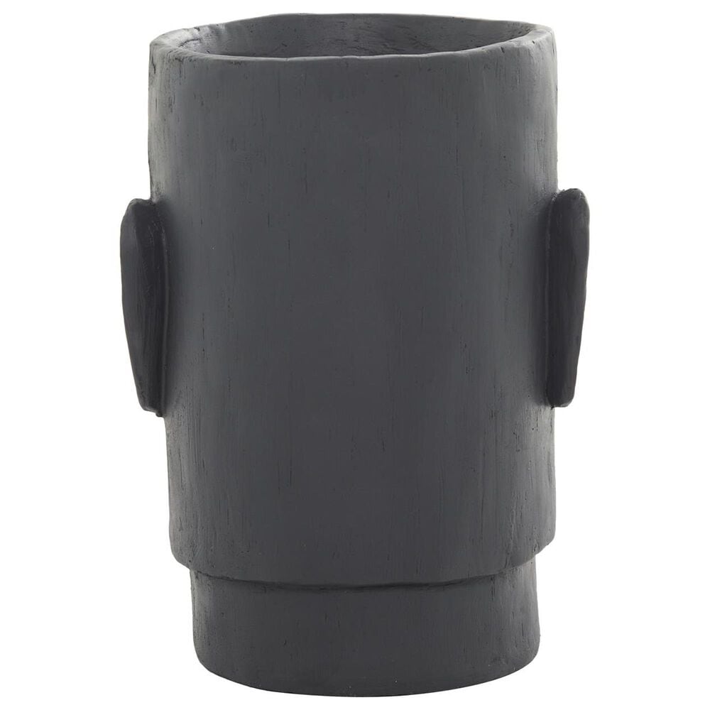 Maple and Jade Face Easter Island Planter in Dark Gray, , large