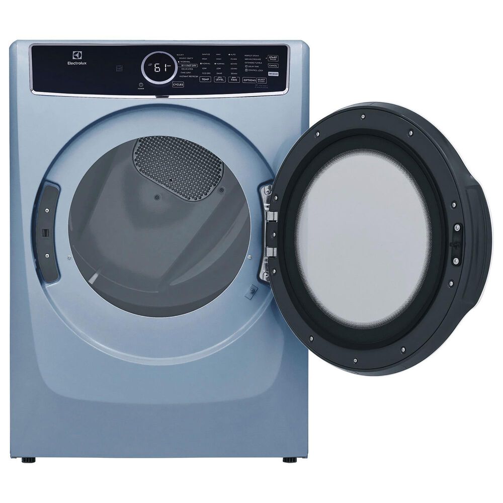 Electrolux 8 Cu. Ft. Front Load Gas Dryer with Sanitize in Glacier Blue, , large