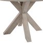 Riverside Furniture Bennett Round Dining Table in Frosted Gray - Table Only, , large