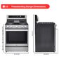 LG 2-Piece Kitchen Package with 6.3 Cu. Ft. Smart Freestanding Gas Range and 2.1 Cu. Ft. Smart Over-the-Range Microwave in Printproof Stainless Steel, , large