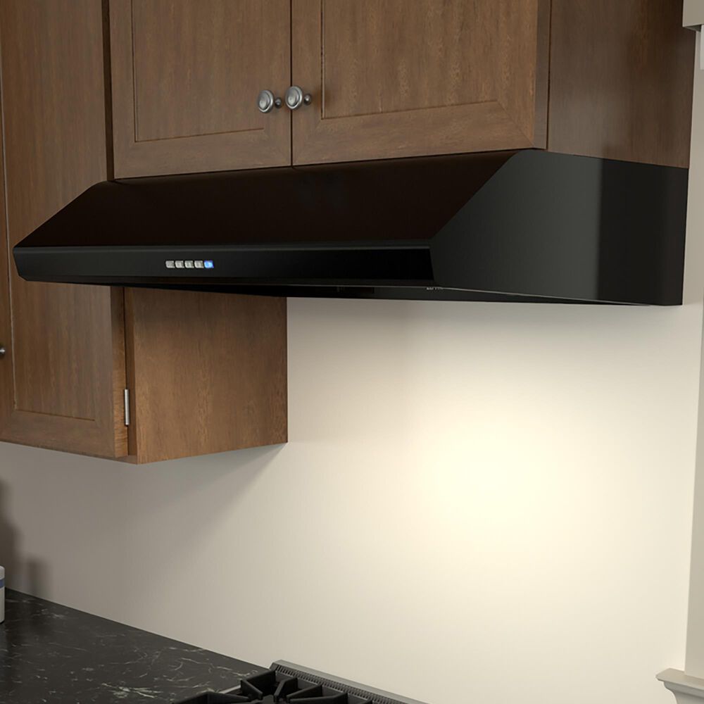 Zephyr Core Hurricane 36" Under-Cabinet Range Hood with Blower in Black, , large
