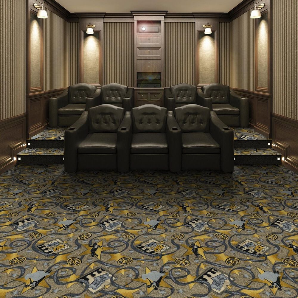 Milliken Brand Code Silver Screen Rough Rider Carpet in Taupe, , large