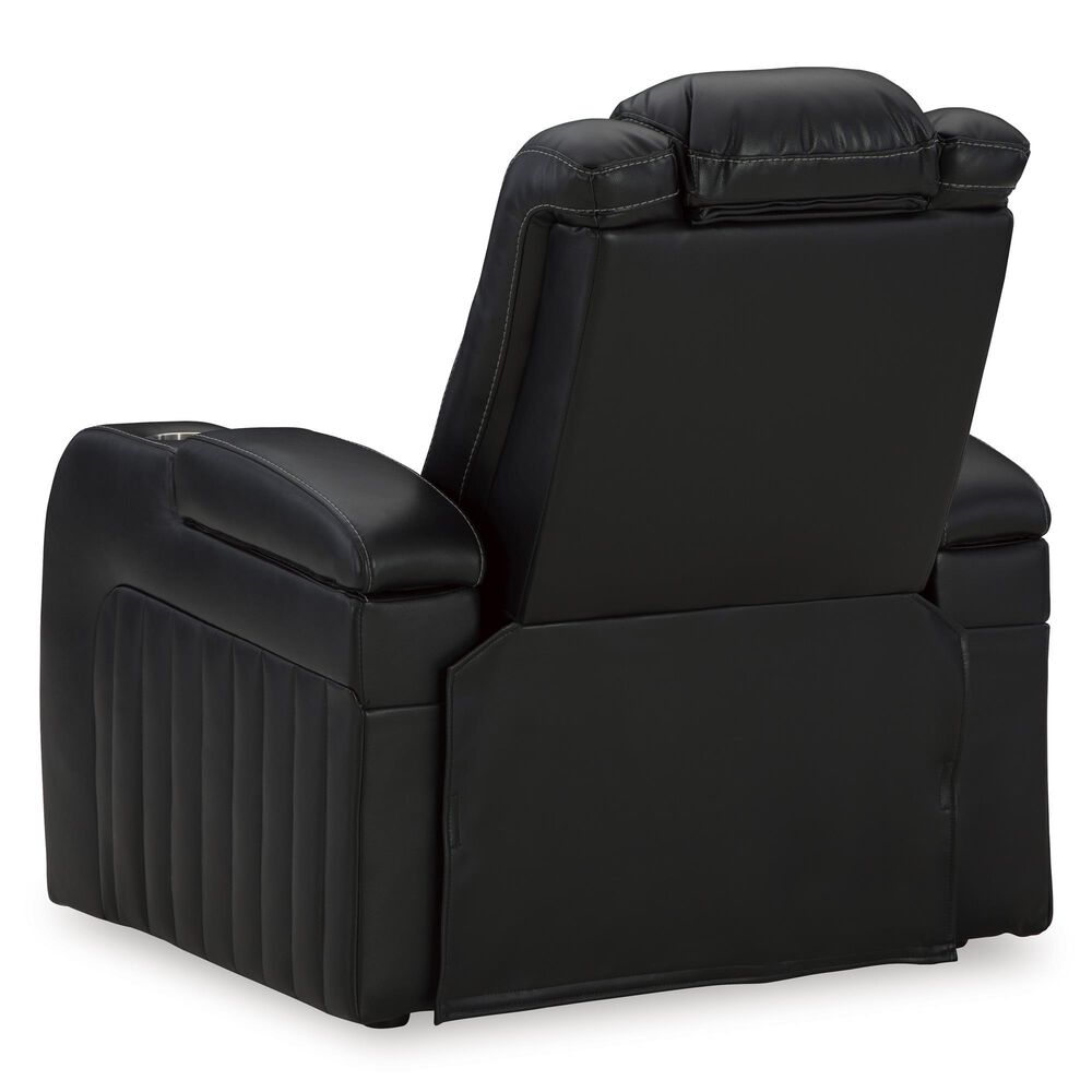 Ashley Caveman Den Power Recliner in Midnight, , large