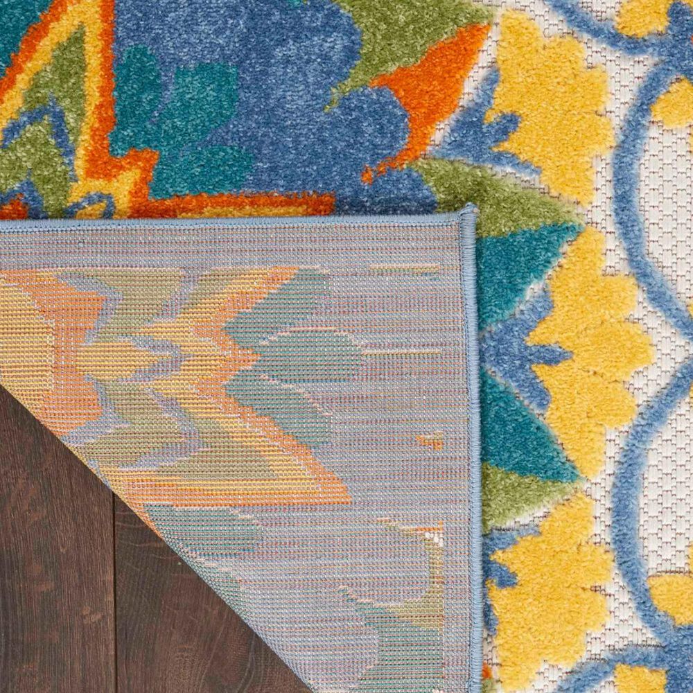 Nourison Aloha 12&#39; x 15&#39; Blue, Yellow, Orange, Green and White Indoor/Outdoor Area Rug, , large