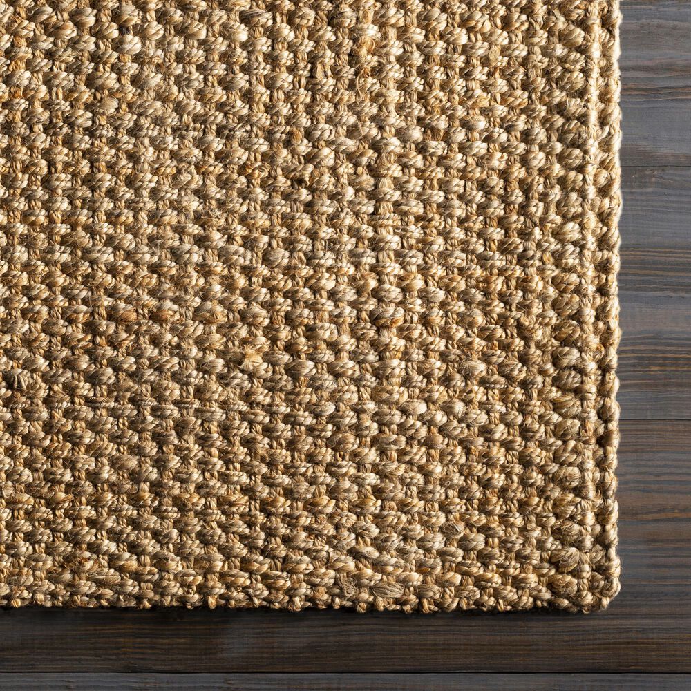 Surya Jute Woven 6&#39; x 9&#39; Wheat Area Rug, , large
