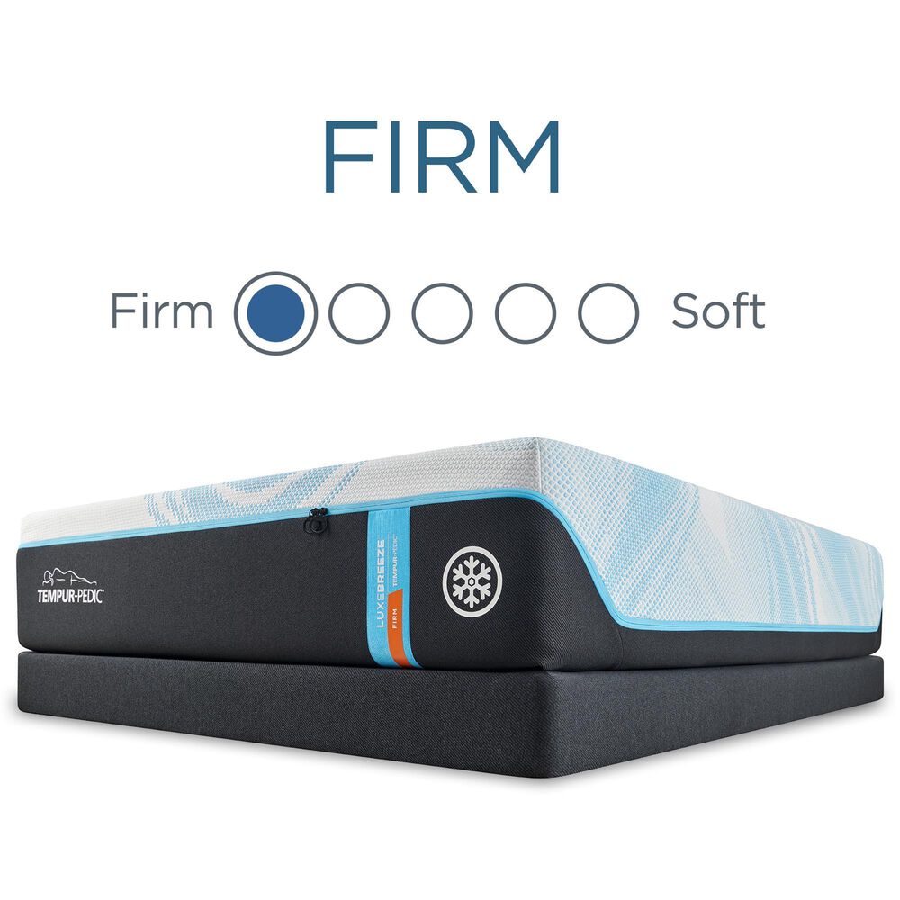 Tempur-Pedic LuxeBreeze 2.0 Firm California King Mattress with Low Profile Box Springs, , large