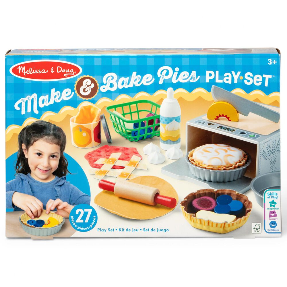 Melissa & Doug Make and Bake Pies Play Set, , large