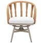 Zuo Modern Safal Swivel Outdoor Dining Chair in Gray, , large
