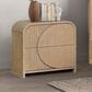 Furniture of America Tangentry 2-Drawer Nightstand in Natural, , large