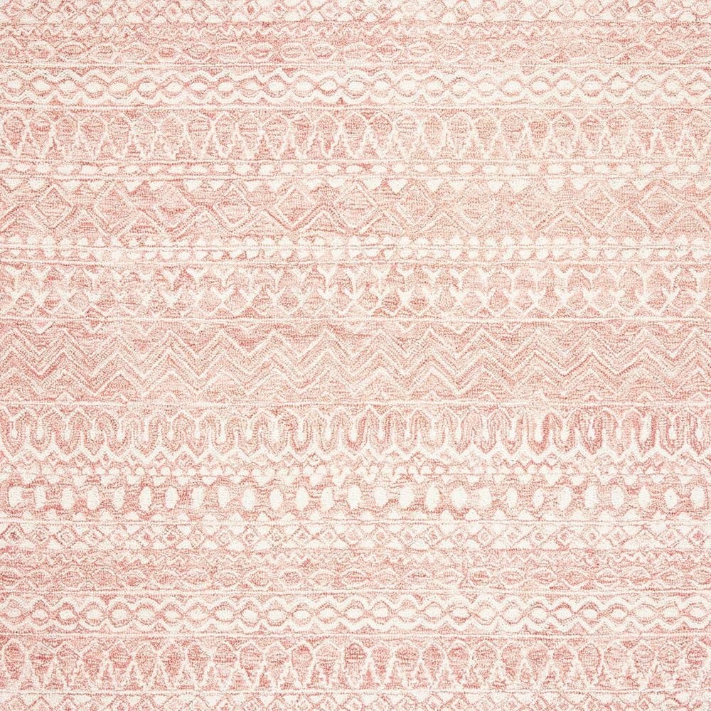 Safavieh Micro-Loop Southwestern 9&#39; Square Pink and Ivory Area Rug, , large