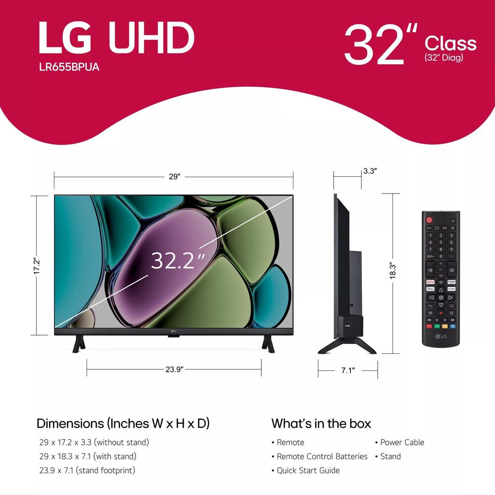 LG 32&quot; Class Full HD WebOS - Smart TV, , large