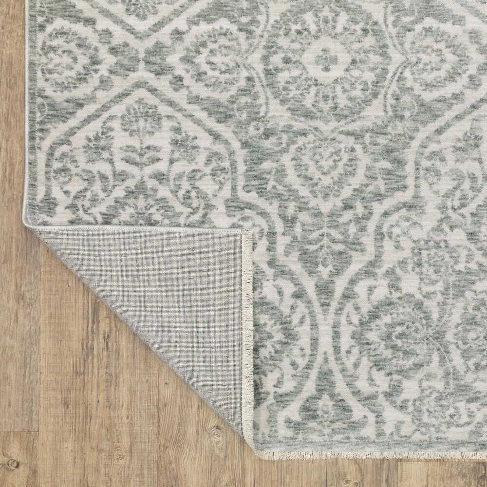 Oriental Weavers Echo Green and Ivory 7&#39;10&quot; x 10&#39;10&quot; Area Rug, , large