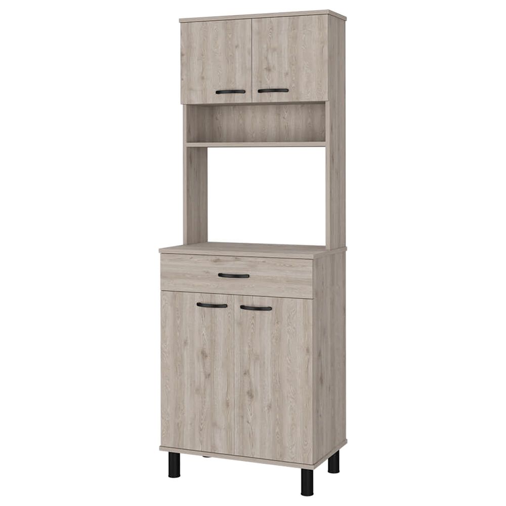 RST Brands Pinion Kitchen Pantry Cabinet in Light Gray, , large