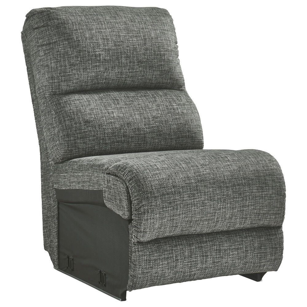 Signature Design by Ashley Goalie 6-Piece Manual Reclining Curved Sectional in Pewter, , large