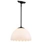 Golden Lighting Dorinda 1-Light Pendant in Matte Black, , large