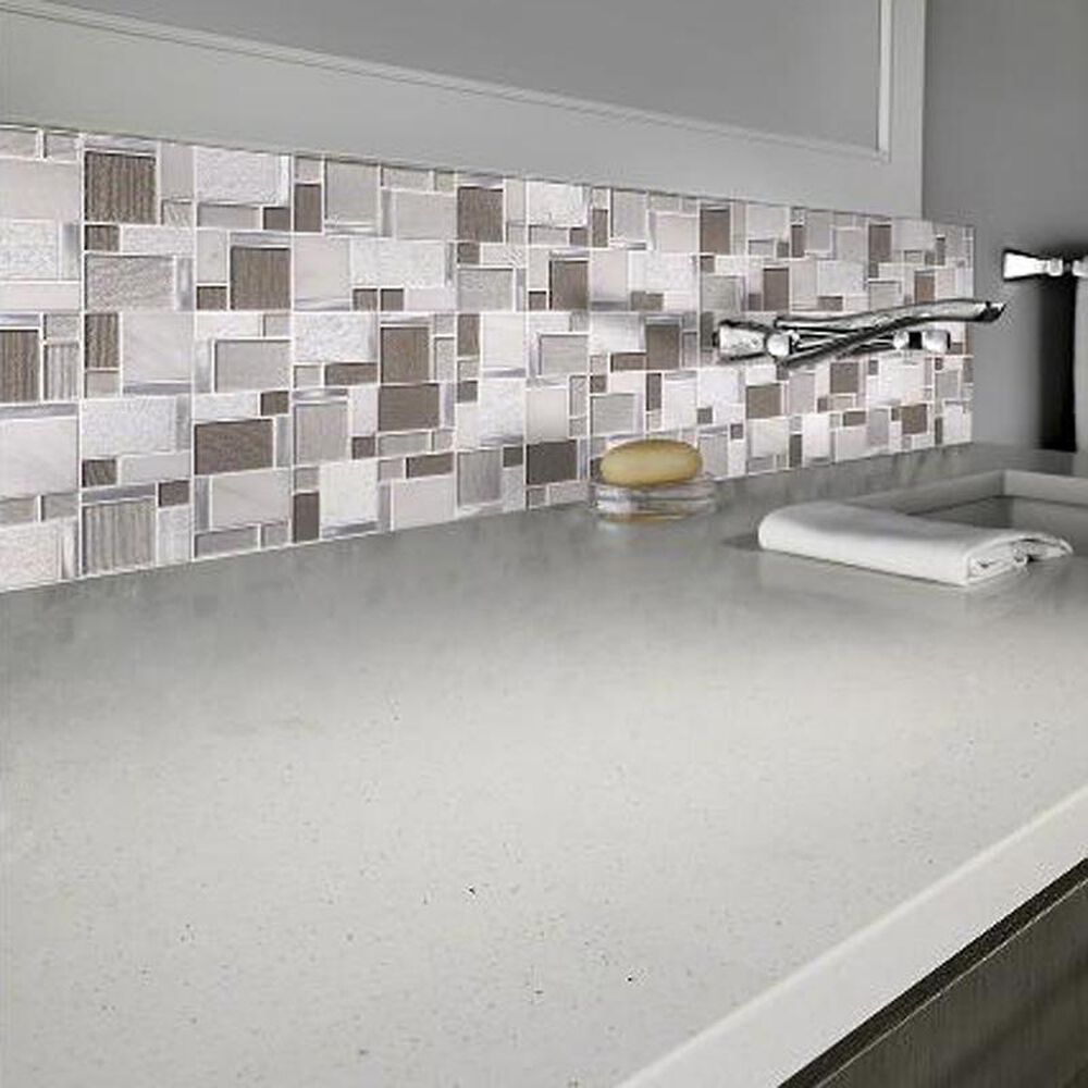MS International Magica 12" x 12" Glass and Stone Mosaic Sheet, , large