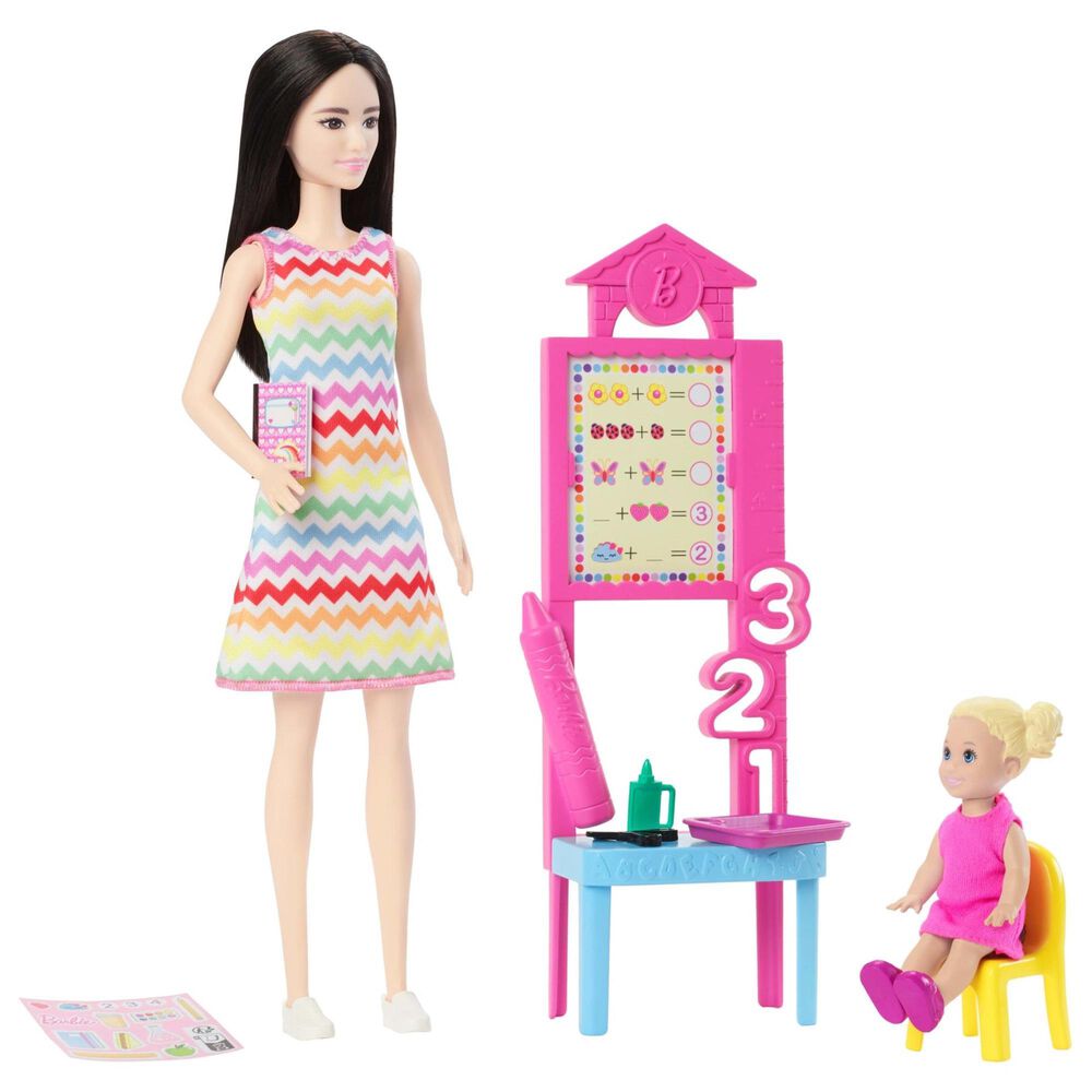 Barbie Teacher Doll and Teaching Accessories in Multicolor, , large