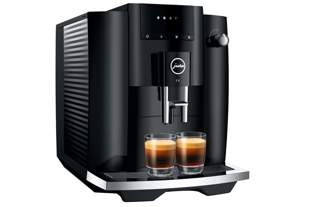 Jura E4 64 Oz Automatic Coffee Machine in Piano Black, , large