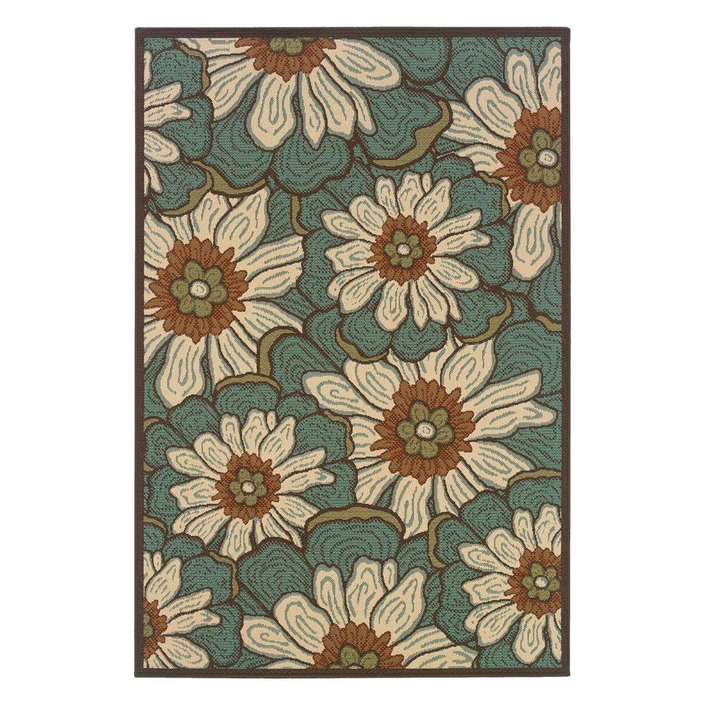 Oriental Weavers Montego 3444M 7"10" x 10"10" Blue Area Rug, , large