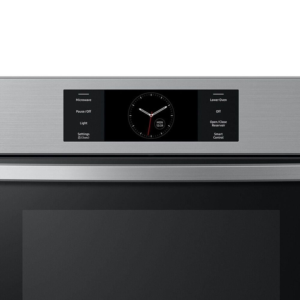 Samsung 2-Piece Kitchen Package with Bespoke 30" Combination Wall Oven and 30" Electric Cooktop in Stainless Steel, , large