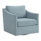 Mayberry Hill Acacia Swivel Chair in Light Blue, , large