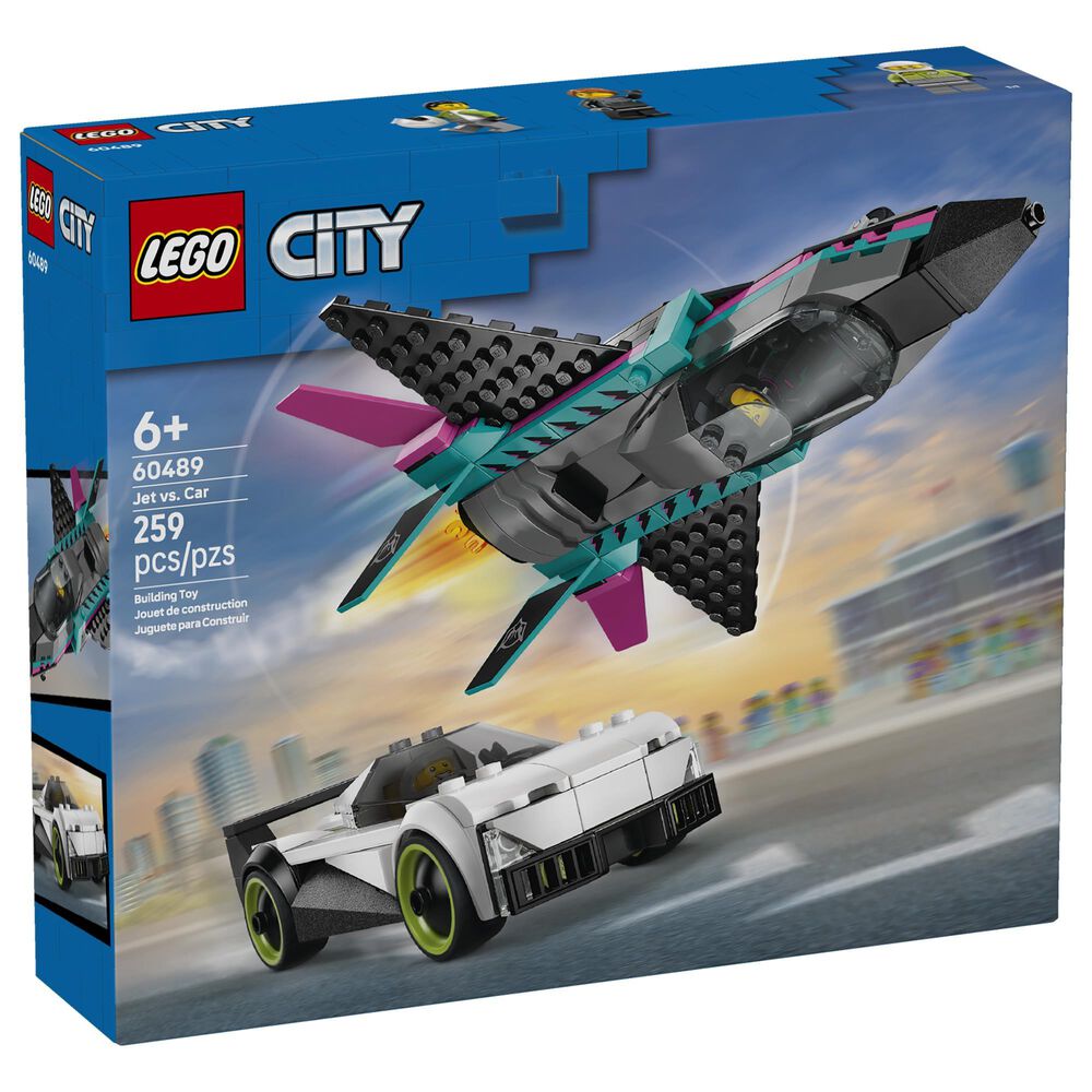 LEGO City Jet vs. Car Building Set, , large