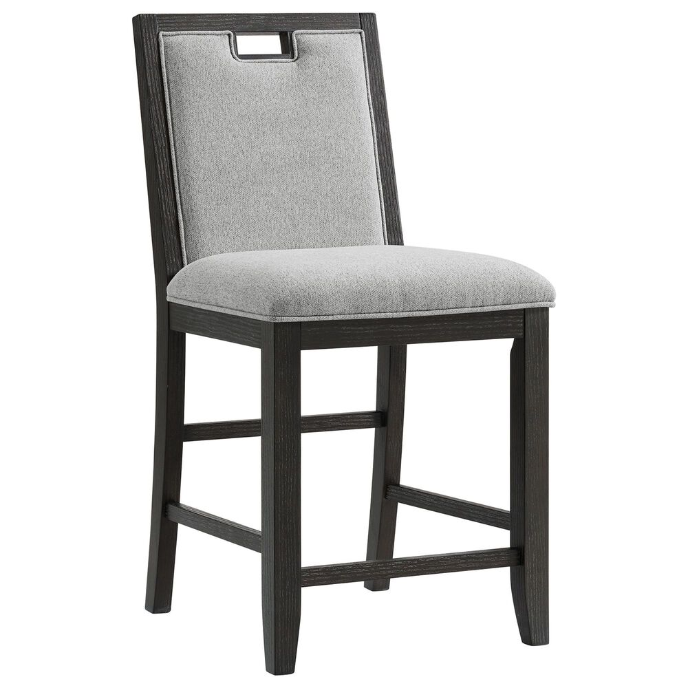 Mayberry Hill Elodie 6-Piece Square Dining Set in Charcoal, , large