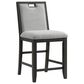 Mayberry Hill Elodie 6-Piece Square Dining Set in Charcoal, , large
